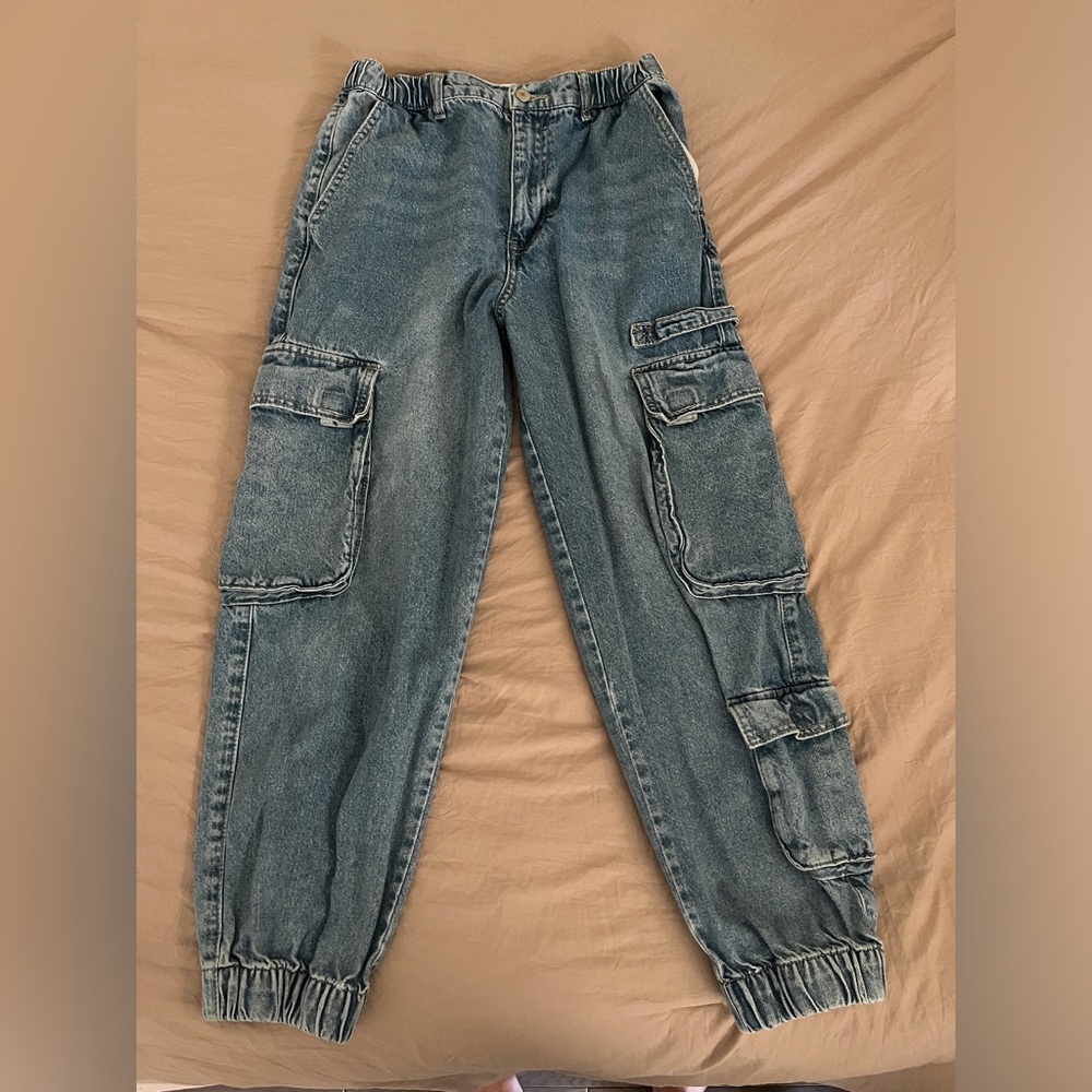 Blue Cargo Jeans